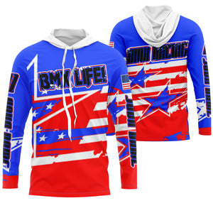 BMX Life Custom American adult kid BMX jersey UPF30+ Extreme sport cycling gear USA bike shirts | SLC80