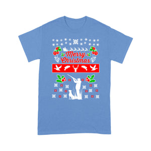 Merry Christmas Hunting standard T-shirt Hunting dog - Christmas gift ideas for hunter FSD585