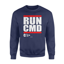 Load image into Gallery viewer, Run CMD  Computer Nerd - Standard Crew Neck Sweatshirt