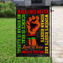 Load image into Gallery viewer, Black Lives Matter Kindness Is Everything Flag