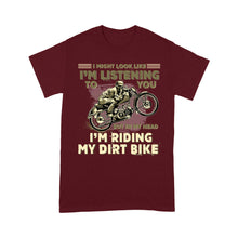 Load image into Gallery viewer, Dirt Bike Men T-shirt - Funny Motocross Tee, Riding Dirt Biker, Cool Biker Off-road Racing Riding Outfit| NMS176 A01