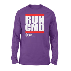 Run CMD  Computer Nerd - Standard Long Sleeve