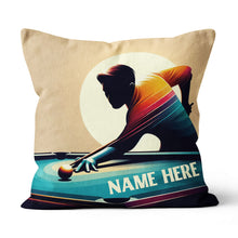 Load image into Gallery viewer, Funny Billiard Player Pillow Custom Adjustable Pillow For Billiard Lover TDM0851