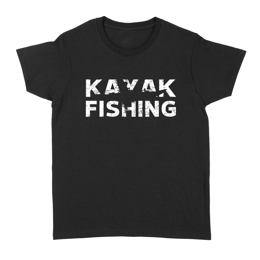 Kayak fishing women T-shirt kayak Angler Bass Fishing gift - FSD1177