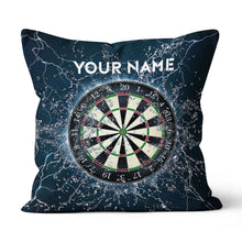 Load image into Gallery viewer, Water Thunder Dartboard Custom Name Throw Pillow Personalized Darts Gift LDT1120