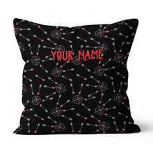 Load image into Gallery viewer, Customized Funny Archery With Hearts Throw Pillow, Valentine's Day Gifts TDM0801