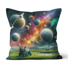 Load image into Gallery viewer, Golf Equipments In Space Custom Golf Pillow Personalized Golfing Gifts LDT1157