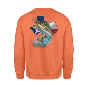 Bass season Texas bass fishing - Standard Fleece Sweatshirt