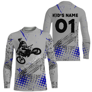 Personalized Motocross Jersey UPF30+ Freestyle FMX Dirt Bike Riders Off-road Motorcycle Racing NMS1321