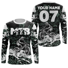 Load image into Gallery viewer, Personalized adult kid MTB jersey UPF30+ Mountain biking gear youth downhill cycling bike clothes| SLC228