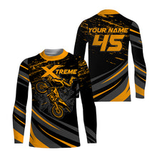 Load image into Gallery viewer, Xtreme Motocross Custom Jersey UPF30+ Dirt Bike MX Racing Shirt Off-road Motorcycle Outfit NMS1293