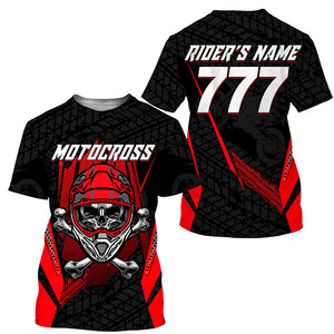 Motocross kid men women jersey personalized dirt bike for youth UPF30+ off-road motorcycle shirt PDT356