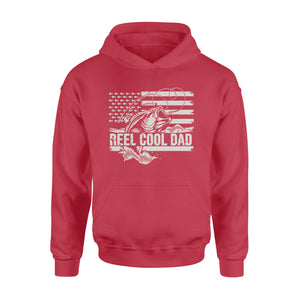 Reel Cool Dad American flag shirt, Perfect Father's Day Gifts for Fisherman D01 NQS1213  - Standard Hoodie