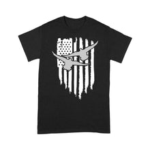 Load image into Gallery viewer, Duck Hunting American Flag Clothes, Shirt for Hunting - Standard T-shirt