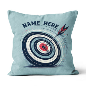Personalized Blue Funny Target Archery Pillow, Gifts For Archery Lovers VHM0937