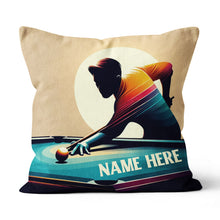 Load image into Gallery viewer, Funny Billiard Player Pillow Custom Adjustable Pillow For Billiard Lover TDM0851