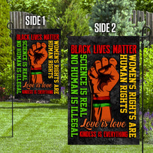 Load image into Gallery viewer, Black Lives Matter Kindness Is Everything Flag