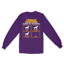 Load image into Gallery viewer, German Shepherd Standard Long Sleeve | Funny Guide to Training dog - FSD2401D08