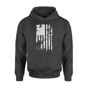 White American flag duck hunting legend hunter NQSD248 - Standard Hoodie