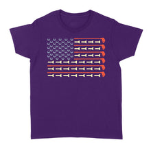 Load image into Gallery viewer, Golf Ball vintage American flag Golf Club, gifts for golf lovers D06 NQS3313 Golf Women's T-shirt
