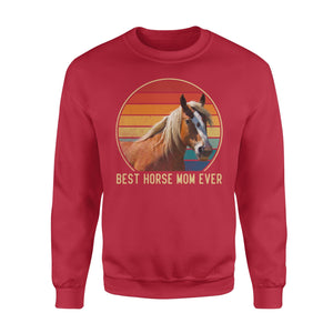 Custom photo best horse mom ever vintage personalized gift sweater