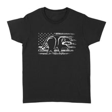 Load image into Gallery viewer, Coon hunting American flag, racoon hunter shirt NQSD241 - Standard Women&#39;s T-shirt