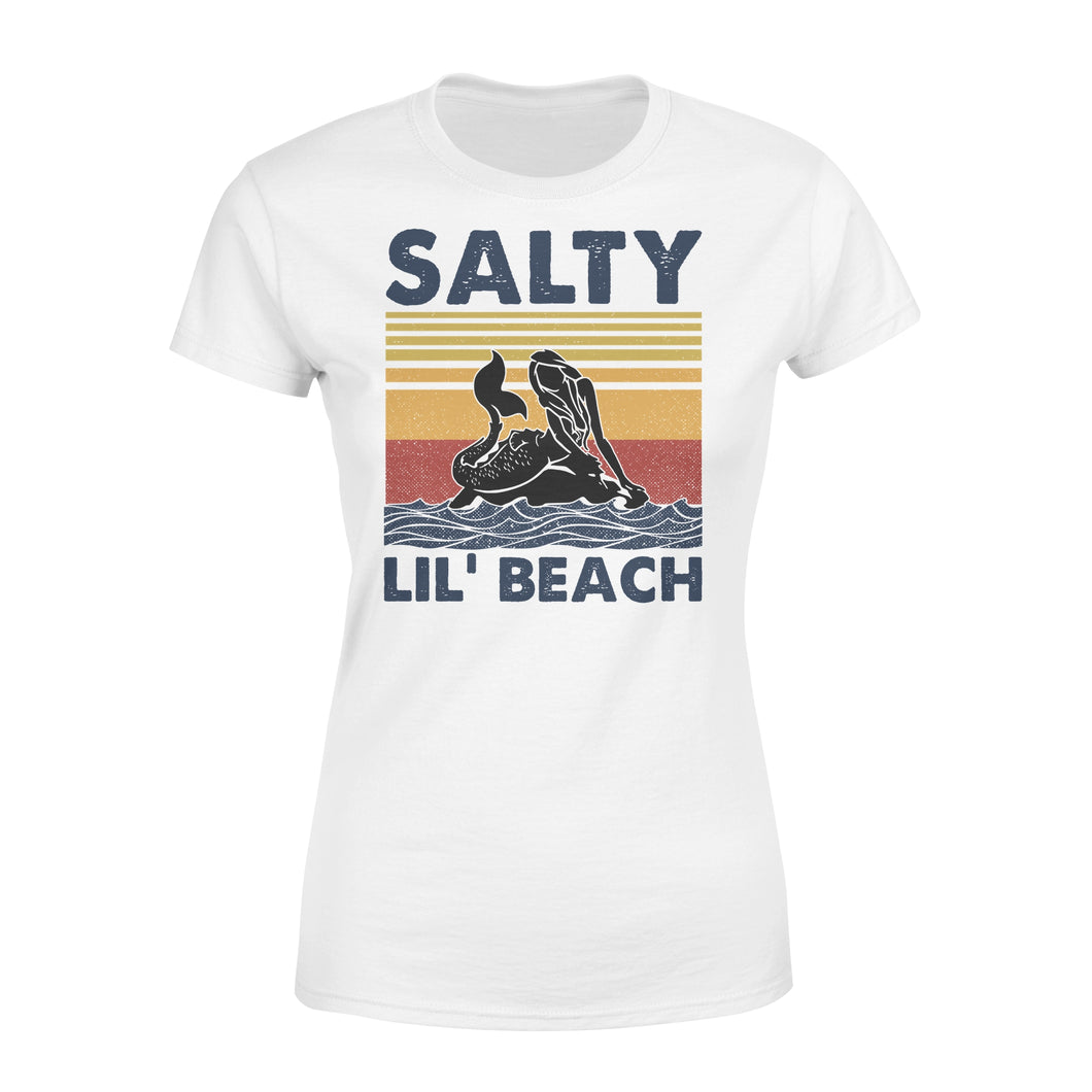 Salty Lil' Beach Mermaid Vintage Standard Women's T-shirt