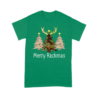 Deer, Elk, Moose hunting Merry Rackmas hunting gift for men T-Shirt TAD02