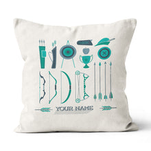 Load image into Gallery viewer, Personalized Set Archery Throw Pillow Custom Pillow Archery Gifts Ideas VHM0860