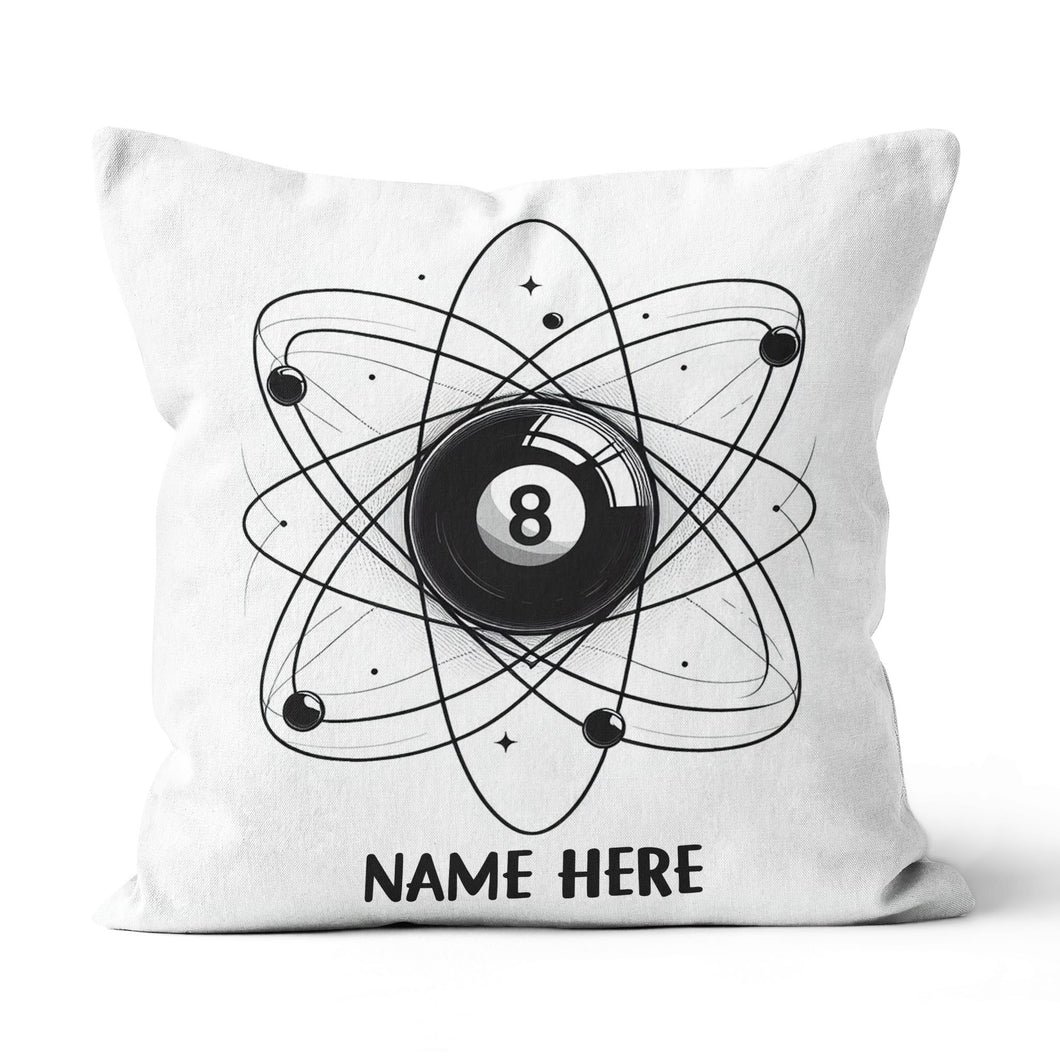 8 Ball Pool Funny Pillows Custom Adjustable Pillow For Billiard Lovers TDM0850