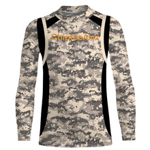 Load image into Gallery viewer, Chipteeamz Fishing Camo UV Protection Shirt for Men, Women and Kid, Fishing gift TMTS066