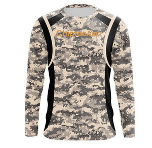 Chipteeamz Fishing Camo UV Protection Shirt for Men, Women and Kid, Fishing gift TMTS066