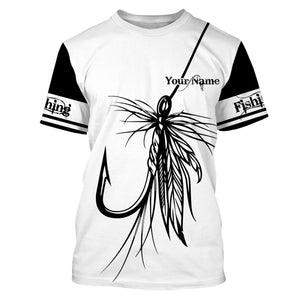 Fly fishing hook UV Protection Shirts Personalized Fishing apparel gift for men, women and kid TTN43