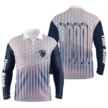 Load image into Gallery viewer, Men&#39;s Golf Sports Polo Custom Name Long Sleeves Shirt, Ideal Gift For Golf Fans, Golf Club TTN85