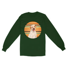 Load image into Gallery viewer, Custom Pet Face Retro Long Sleeve| Dog Lover Gift Labrador Lover Pet Owner Shirt| JTSD341