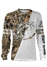Load image into Gallery viewer, Goatfish Customized fishing tattoo camo all-over print long sleeve, T-shirt, Hoodie, Zip-up hoodie - FSA11