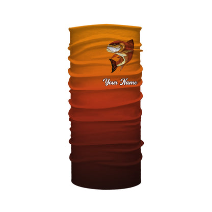 Redfish fishing custom name with angry Redfish ChipteeAmz's art UV protection shirts AT005
