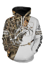 Load image into Gallery viewer, Goatfish Customized fishing tattoo camo all-over print long sleeve, T-shirt, Hoodie, Zip-up hoodie - FSA11