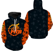 Load image into Gallery viewer, Unisex Cycling Jersey Long Sleeve Hoodie Shirt, Road Bike Clothes Mountain Biking Jersey Biking Clothing| JTS444