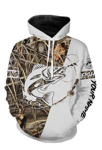 Personalized walleye fishing tattoo full printing shirt, all over print hoodie, zip up hoodie