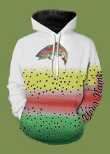Load image into Gallery viewer, Personalized rainbow trout fishing 3D full printing shirt for adult and kid - TATS54