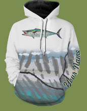 Load image into Gallery viewer, King fish king fishing shirts saltwater personalized custom fishing apparel shirts PQB10