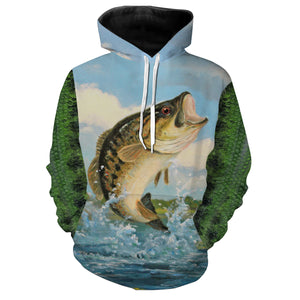 Bass Fishing 3D All Over Printed Shirts Personalized Gift TATS156