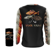 Load image into Gallery viewer, Texas slam fishing with Texas map UV protection quick dry customize name long sleeves shirts UPF 30+ personalized gift