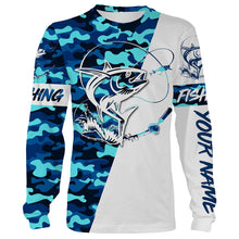 Load image into Gallery viewer, Tuna fishing sea camo custom name 3D All Over Printed Shirts Personalized Gift TATS104