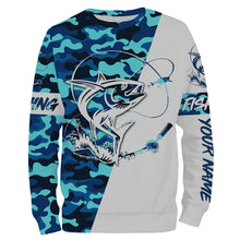 Load image into Gallery viewer, Tuna fishing sea camo custom name 3D All Over Printed Shirts Personalized Gift TATS104