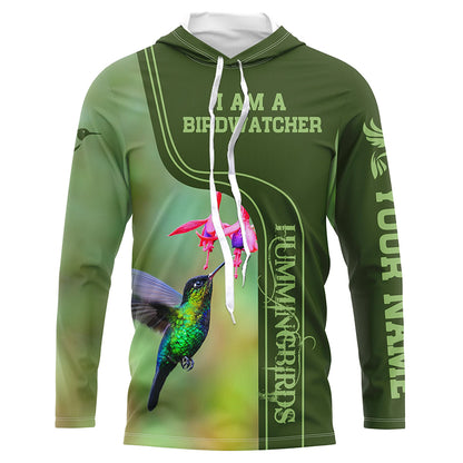 Personalized hummingbirds shirt custom name gift for birdwatcher A7