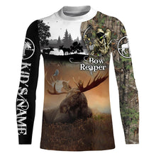 Load image into Gallery viewer, Bow Hunting Moose Custome Name 3D All Over Printed Shirts Personalized gift TATS143