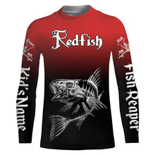 Load image into Gallery viewer, Redfish Puppy Drum Fishing Custom Name Shirts Personalized Gift TATS93