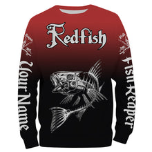 Load image into Gallery viewer, Redfish Puppy Drum Fishing Custom Name Shirts Personalized Gift TATS93